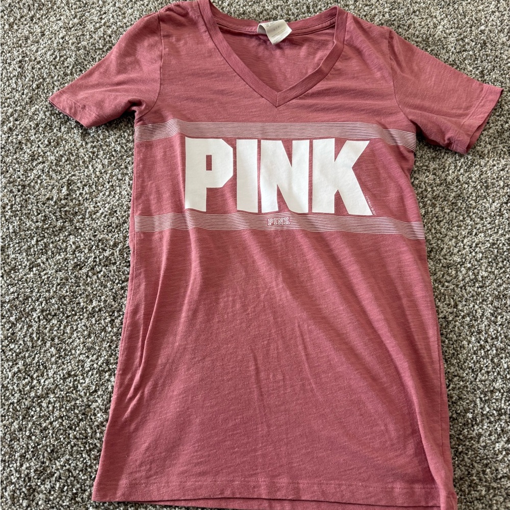 PINK Victoria's Secret Dusty Rose Tee